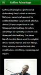 Mobile Screenshot of golfersadvantage.com