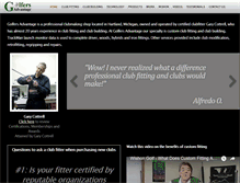 Tablet Screenshot of golfersadvantage.com